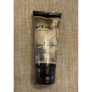 WEN By Chaz Dean Sweet Almond Mint Anti-Frizz Styling Creme 2 oz Tube Sealed